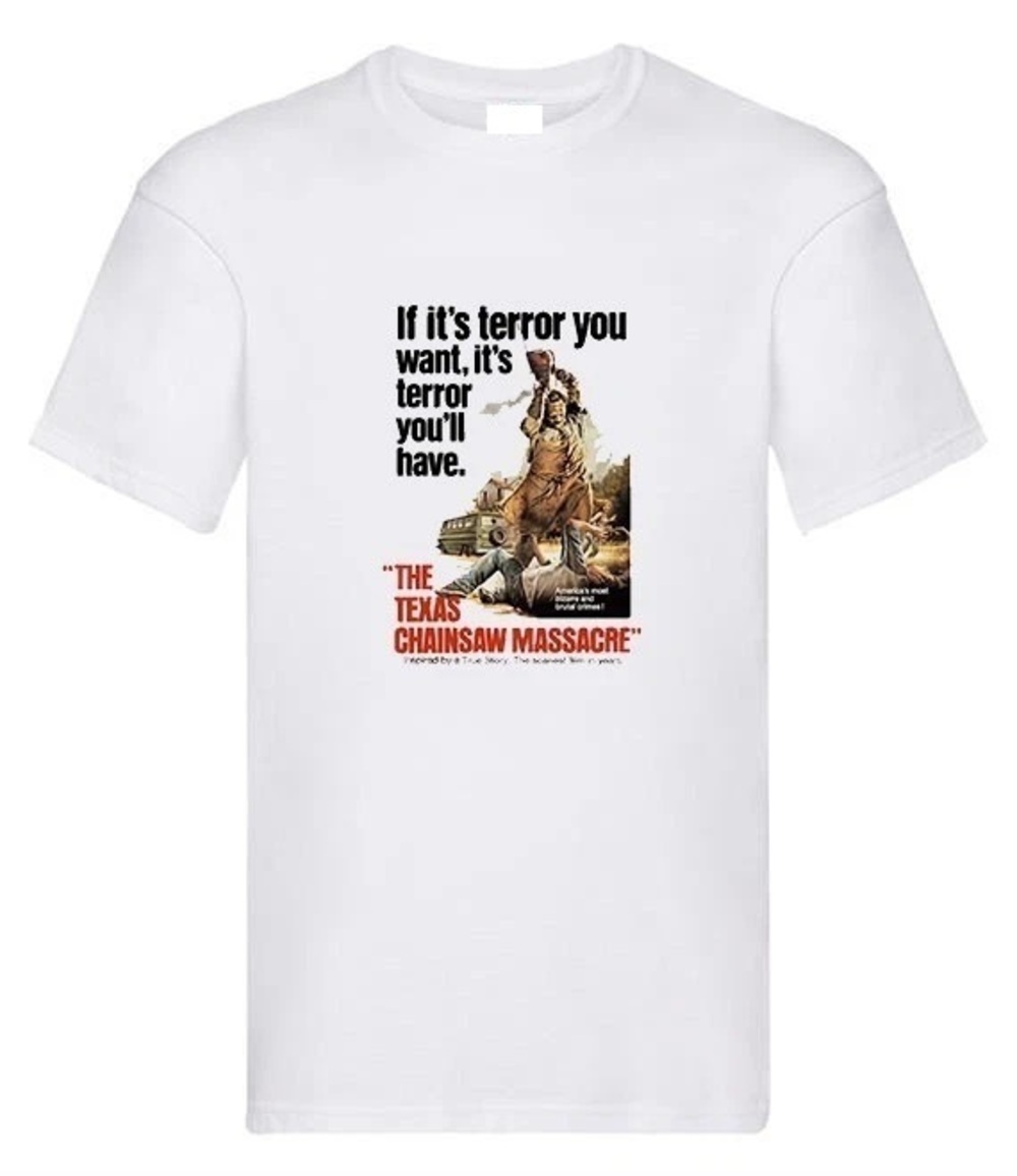 Texas Chainsaw Massacre T Shirt White